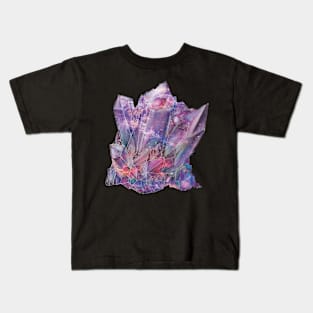 Crystal with Galaxies Kids T-Shirt